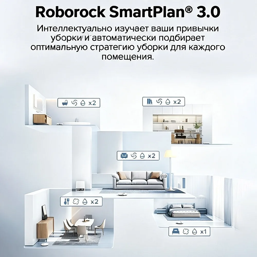 Робот-пылесос Roborock Q Revo 2 Pro Белый