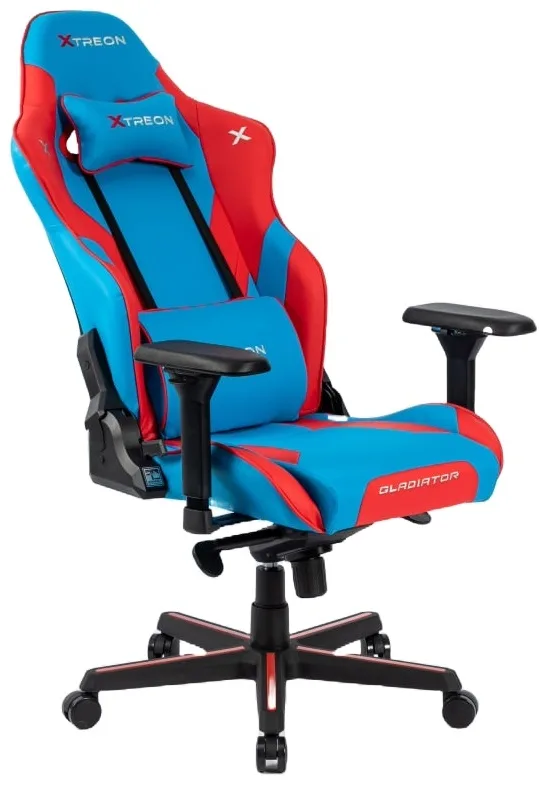 Игровое компьютерное кресло XTREON Gladiator Синий-красный