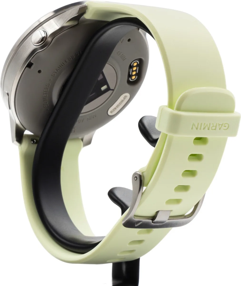 Смарт-часы Garmin Venu 4 45 мм серебристый-желтый (03014-02)