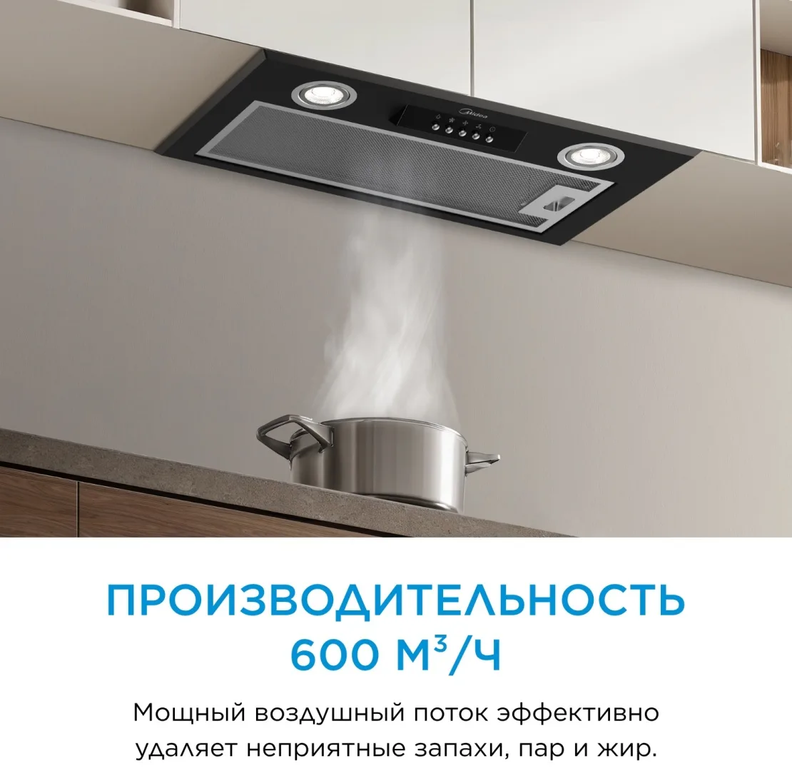 Вытяжка Midea MH60I300 B Черный