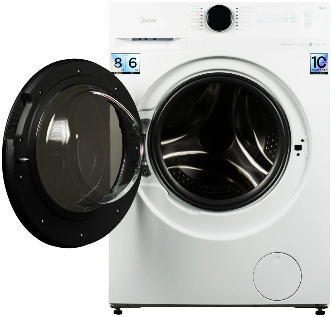 Стиральная машина Midea MF200D80WBS/W-RU белый