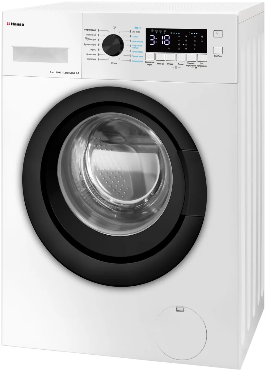 Стиральная машина Hansa WHN6100D3BSW Белый