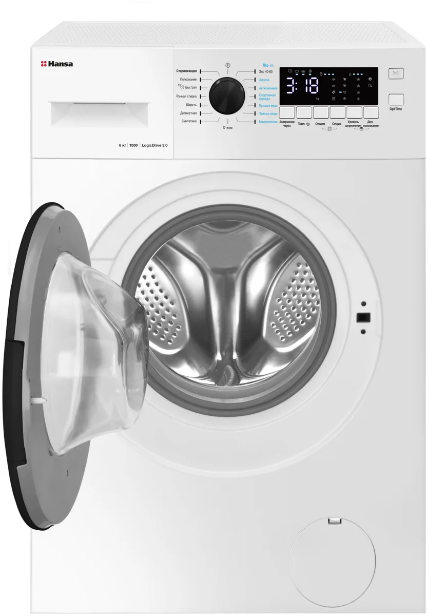 Стиральная машина Hansa WHN6100D3BSW Белый