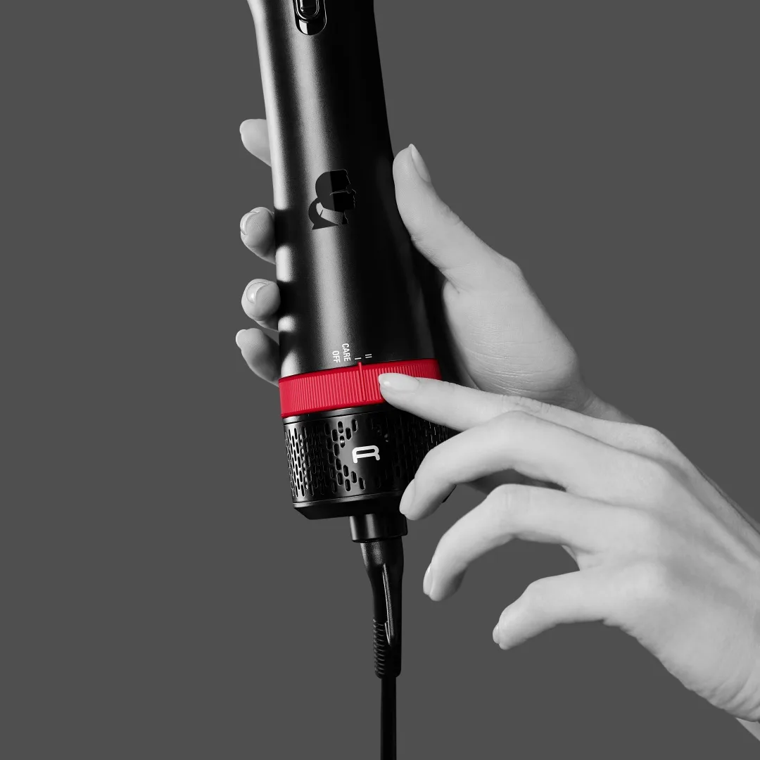 Фен-щетка Rowenta CF634LF0 Черный-красный
