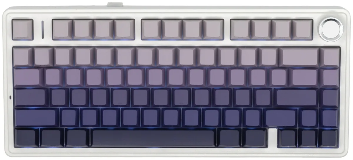 Клавиатура AULA F75 Blank Фиолетовый (0652)