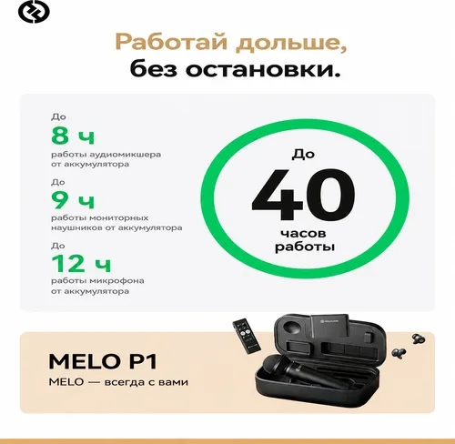 Микрофон Hollyland MELO P1 Combo