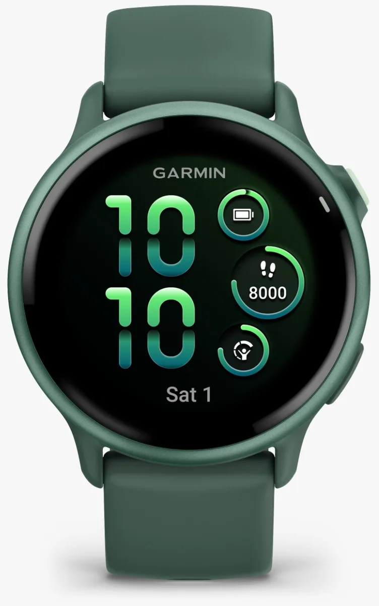 Смарт-часы Garmin Vivoactive 6 42 мм зеленый (02985-02)