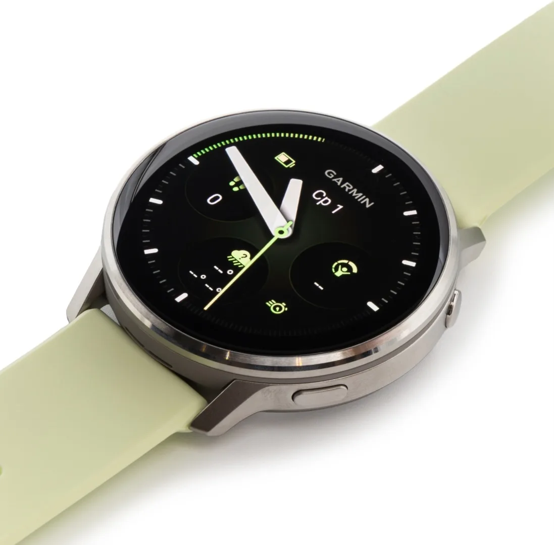 Смарт-часы Garmin Venu 4 45 мм серебристый-желтый (03014-02)