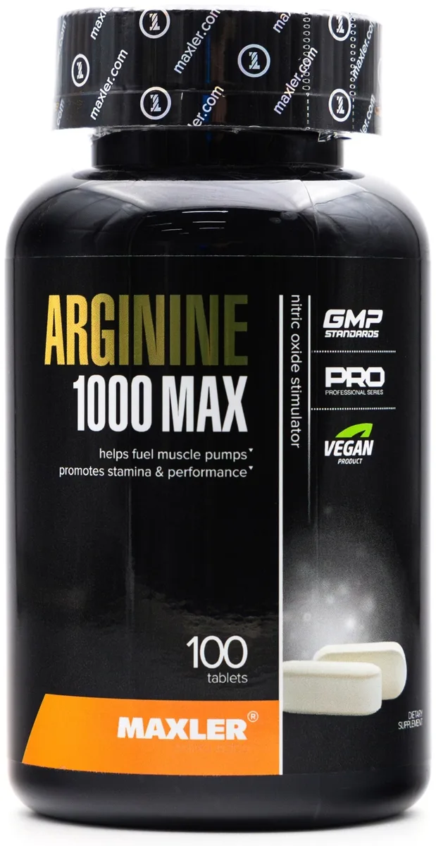 Аминокислота Maxler Arginine 1000 Max Таблетки 100шт (0050)