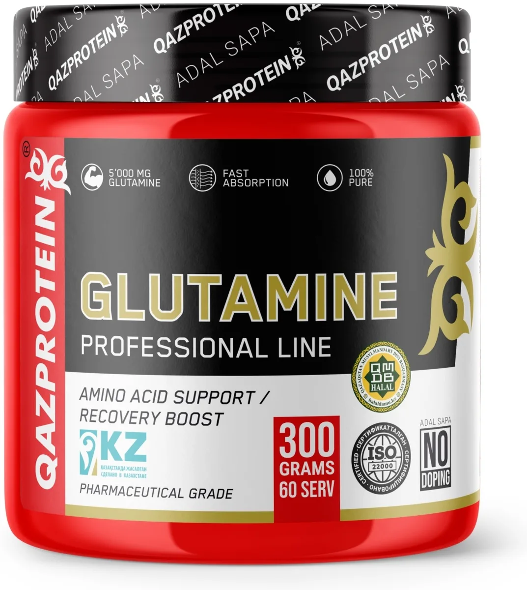 Аминокислота Qazprotein Glutamine нейтральный 300г (3815)