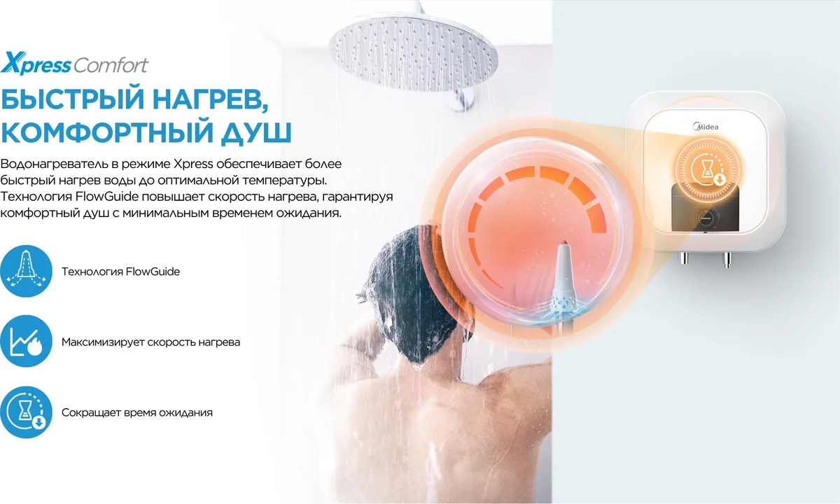 Водонагреватель Midea MWH10-20MVD1O(CIS)W