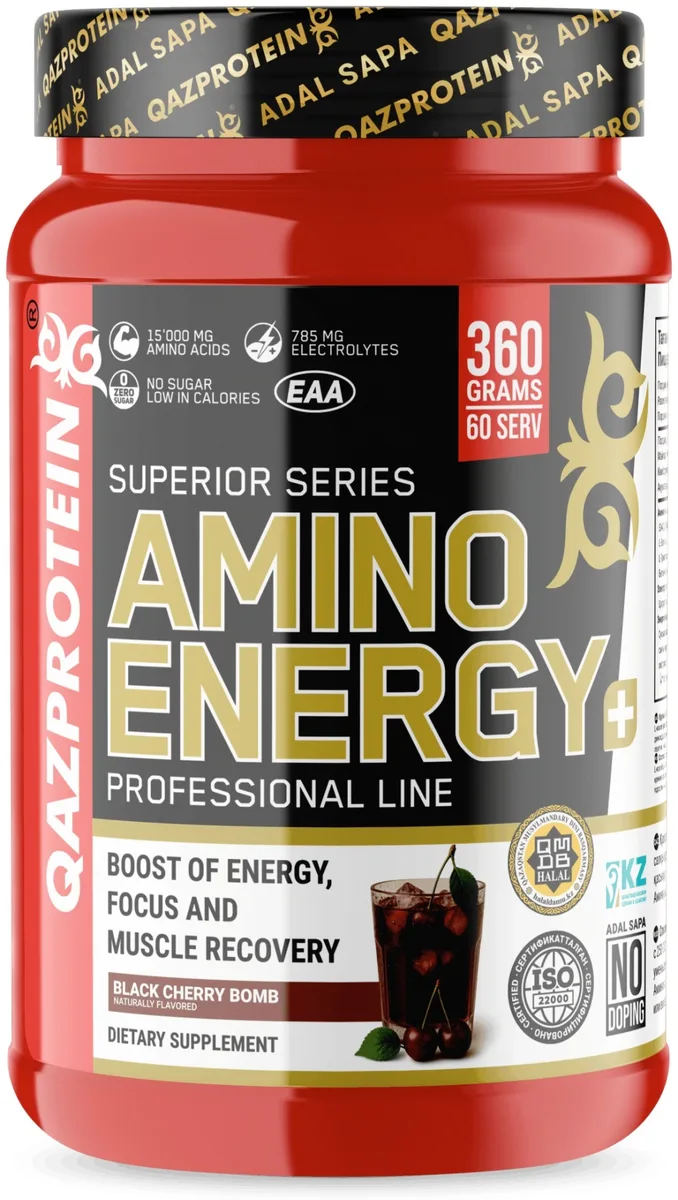 Аминокислотный комплекс Qazprotein Amino Energy EAA вишня 360г (4164)