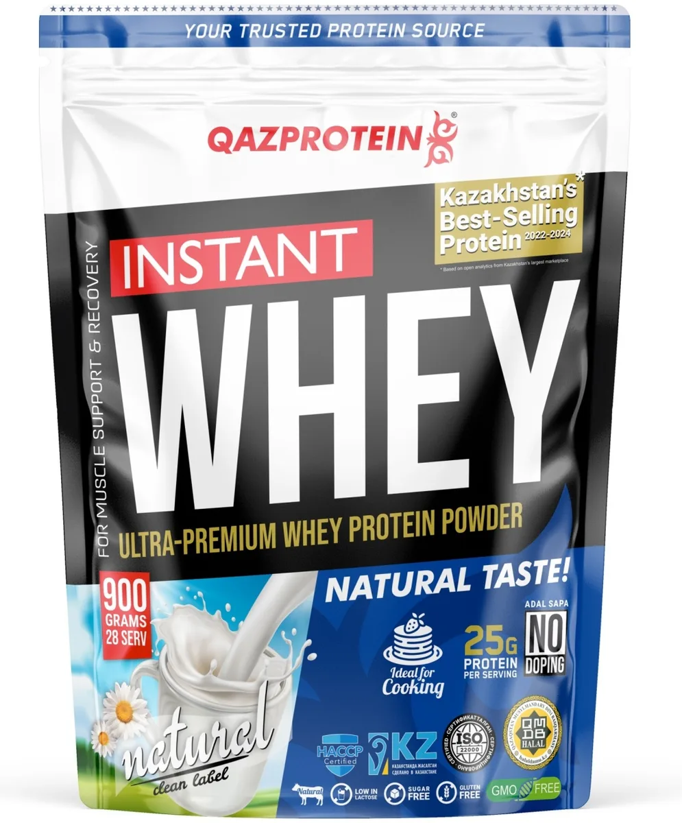 Протеин Qazprotein Instant WHEY 900г Натуральный (5079)