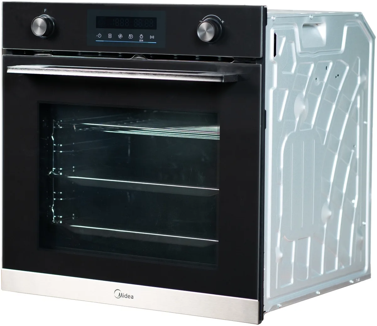 Духовой Шкаф Midea MO78110X черный, стальной