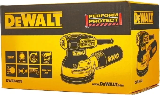 Шлифмашина эксцентриковая DeWALT DWE6423-QS