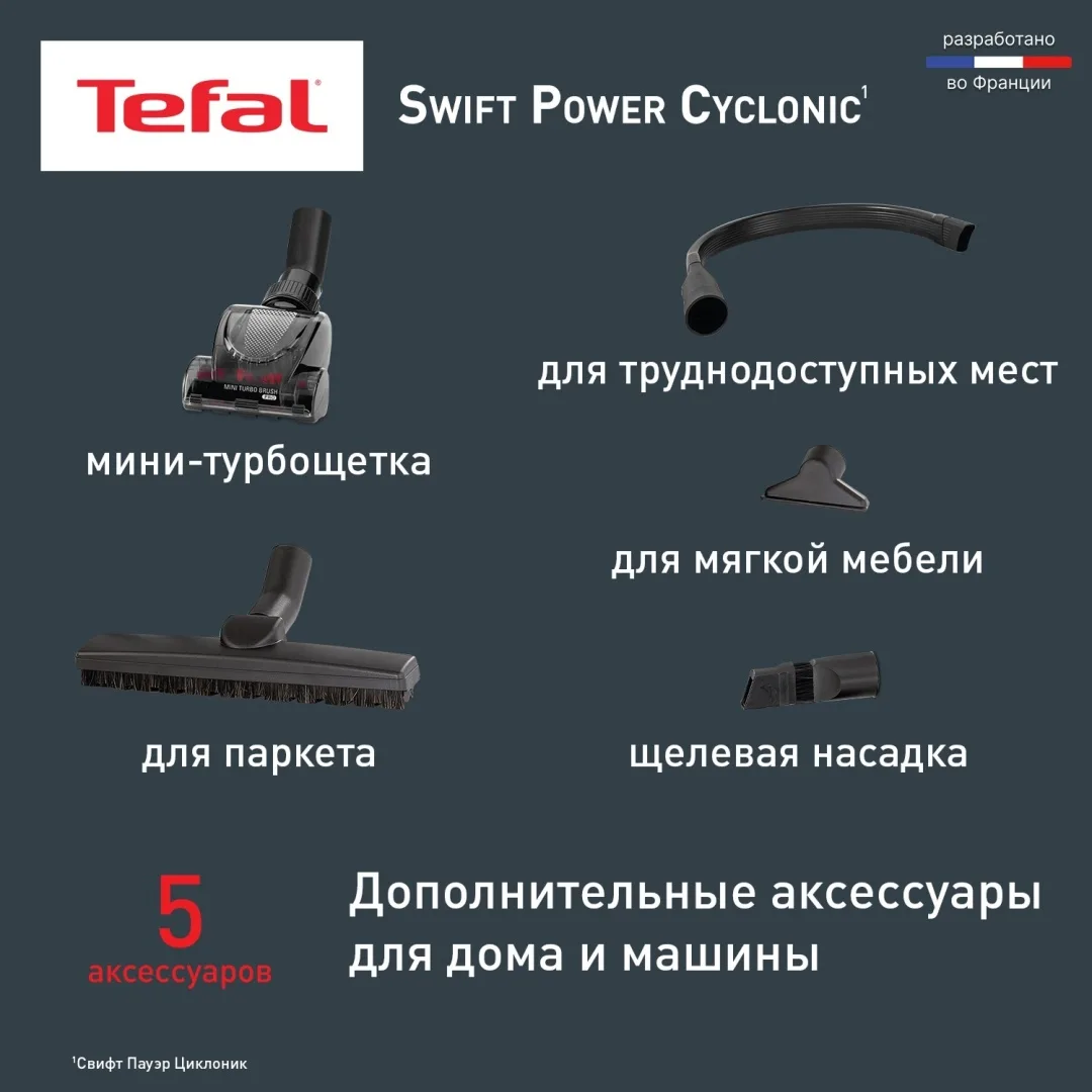 Проводной пылесос Tefal TW2971EA Синий