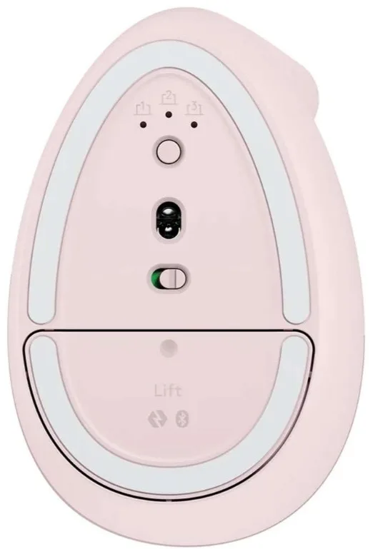 Мышь беспроводная вертикальная LOGITECH Lift - ROSE/DARK ROSE