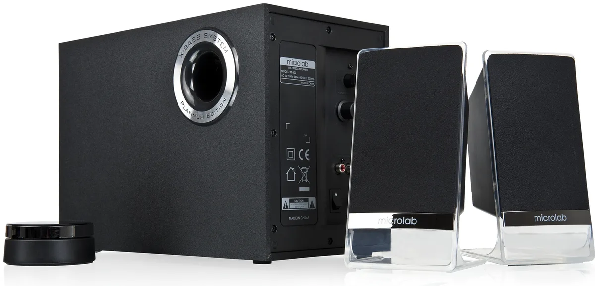 Колонки компьютерные Microlab M-200BT Platinum Черный