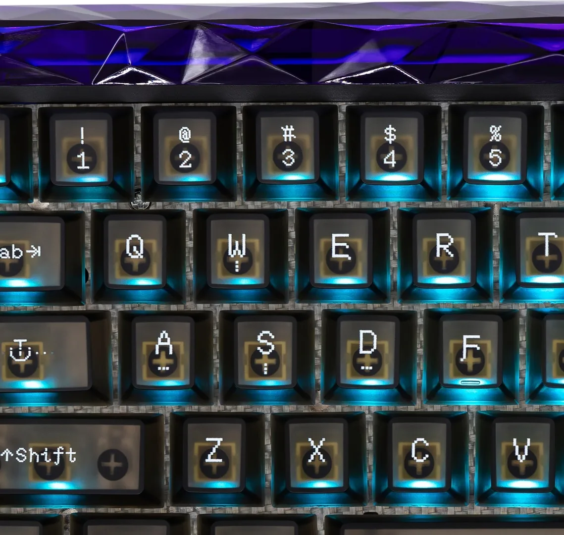 Клавиатура AULA HERO 68 HE Frosted Черный (4401)