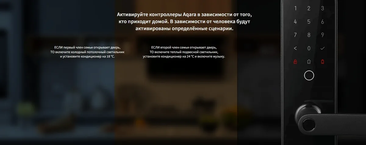 Умный дверной замок Aqara N100 ZigBee ZNMS16LM-Black