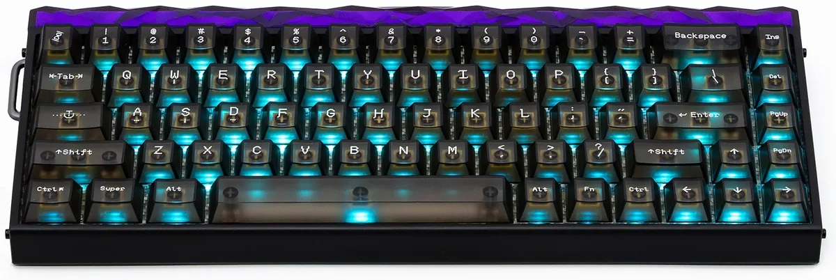 Клавиатура AULA HERO 68 HE Frosted Черный (4401)