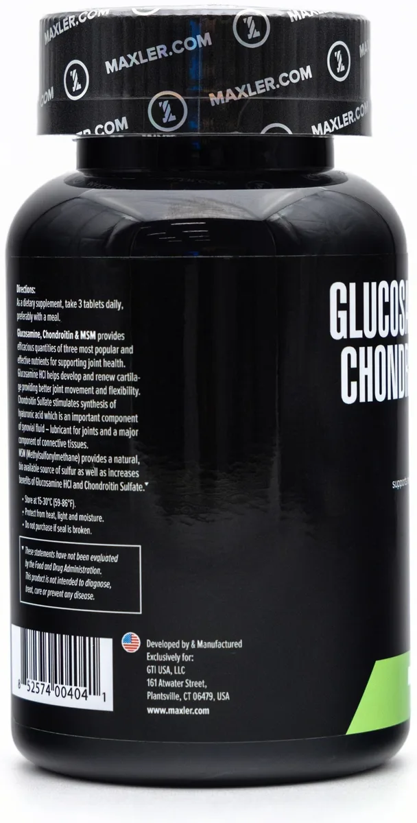 Препарат для укрепления связок Maxler Glucosamine Chondroitin MSM 90 таб (4041)