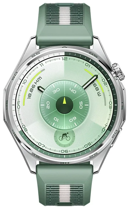 Смарт-часы Huawei Watch GT 6 ATM-B19 46mm Green Woven Strap