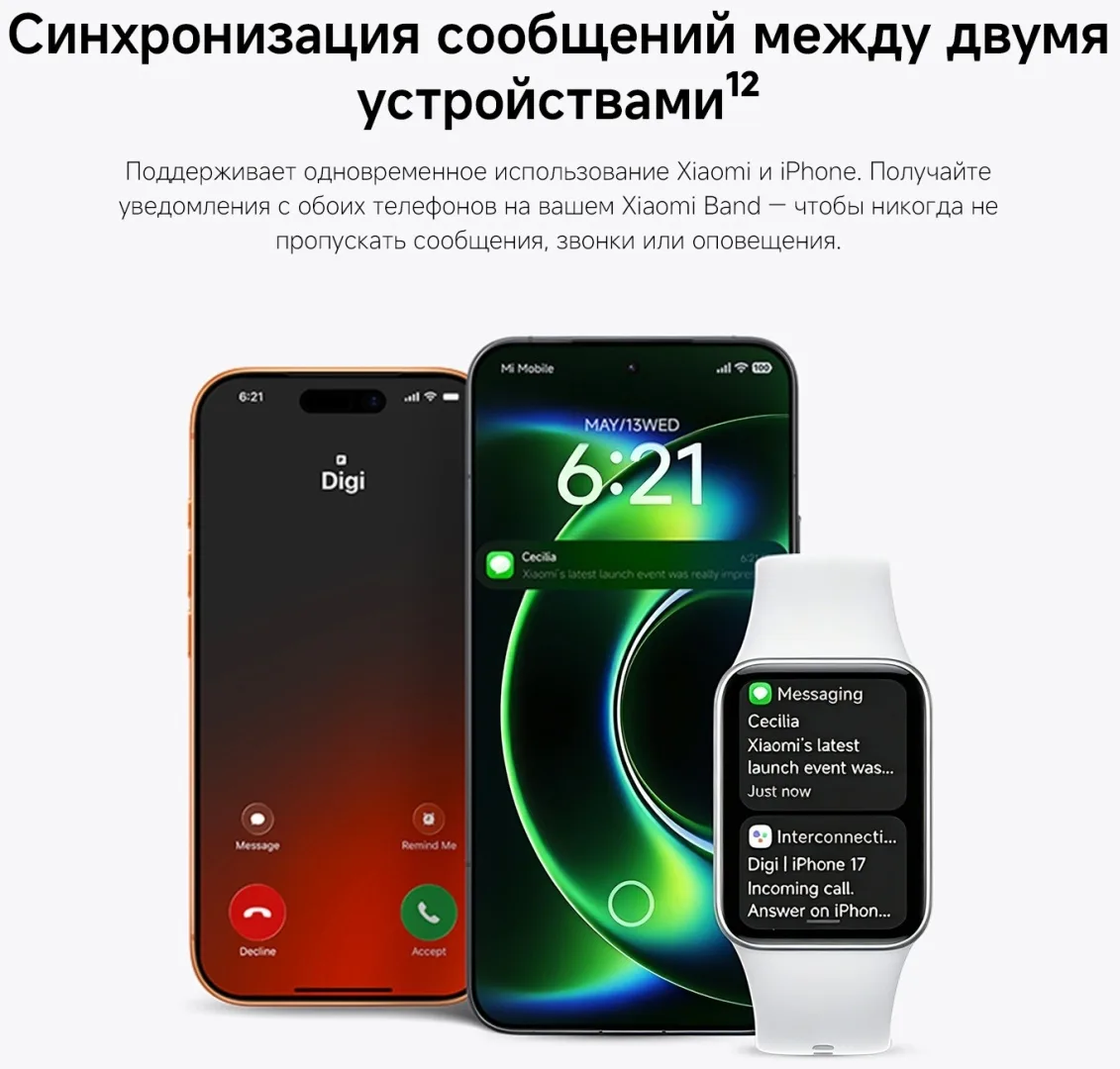 Фитнес-браслет Xiaomi Smart Band 10 Pro Lavender Pink