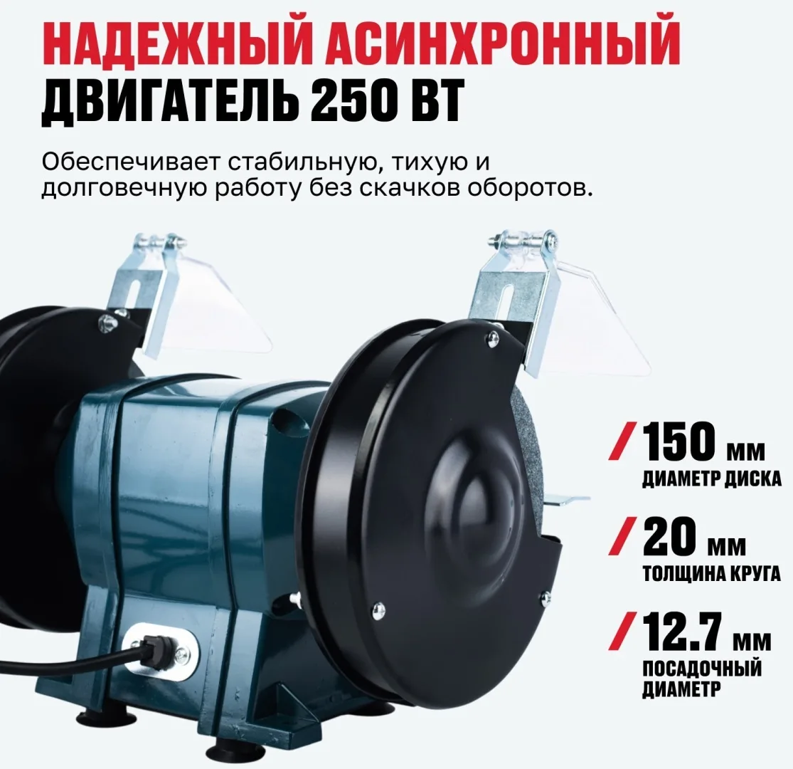 Станок точильный ALTECO BG 250-150