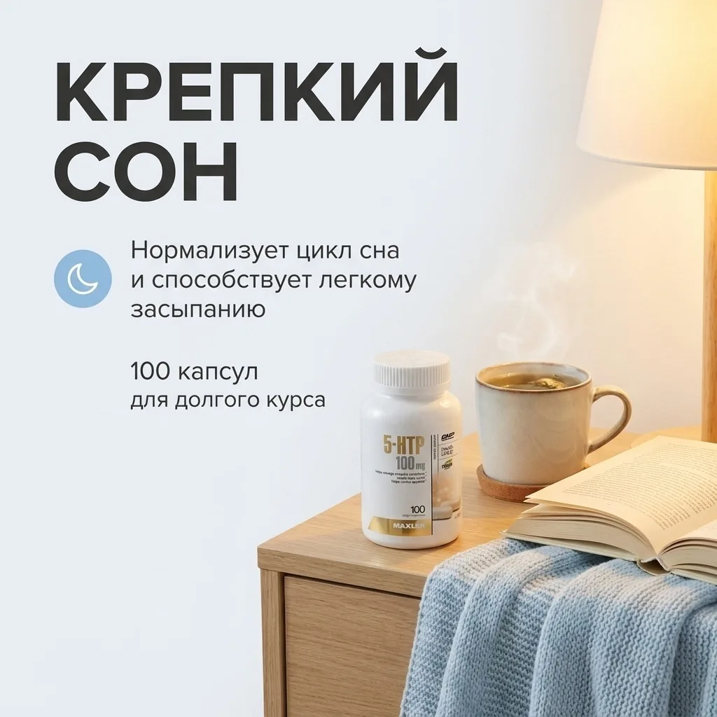 Витамин Maxler 5-HTP капсулы 100 шт (2283) (1071)
