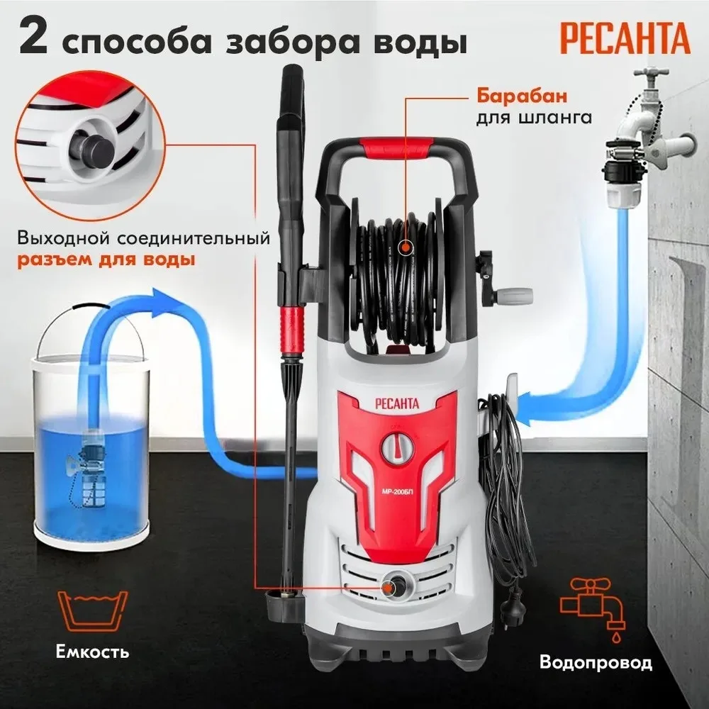 Мойка высокого давления Ресанта МР-200БП