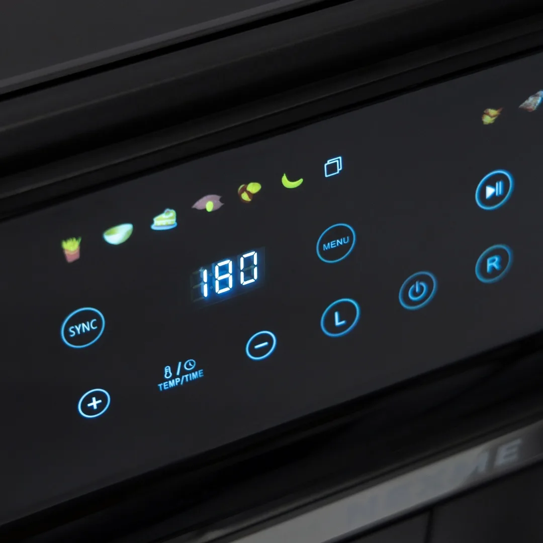 Аэрогриль NEXME DAF8000 Dual Zone 8.1L Черный