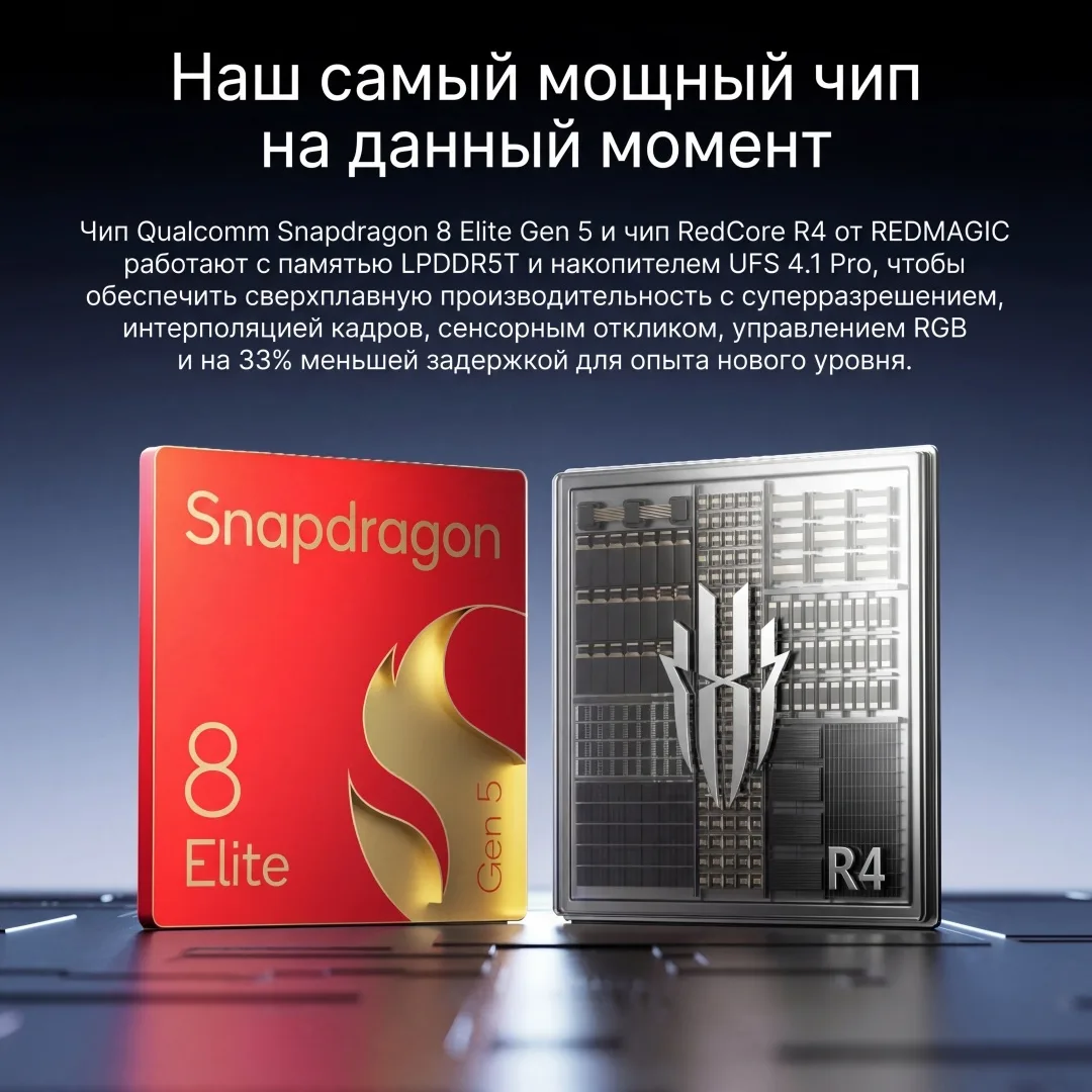 Смартфон Redmagic 11 Pro NX809J 24GB/1TB Черный (Subzero)