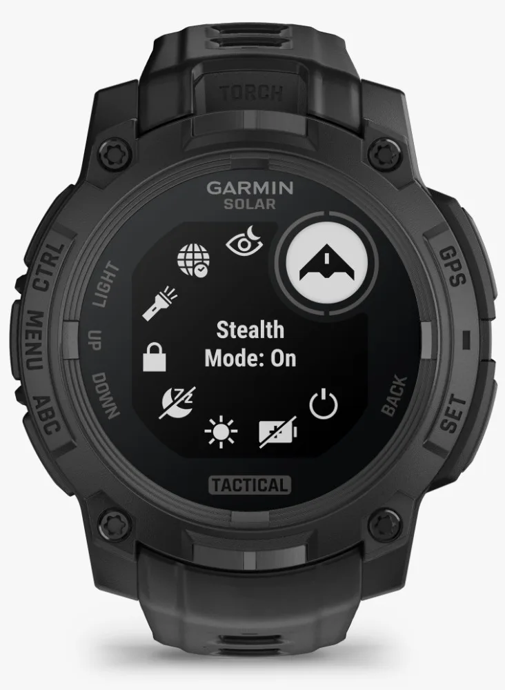 Смарт-часы Garmin Instinct 3 Solar Tactical 45 мм черный (02934-50)