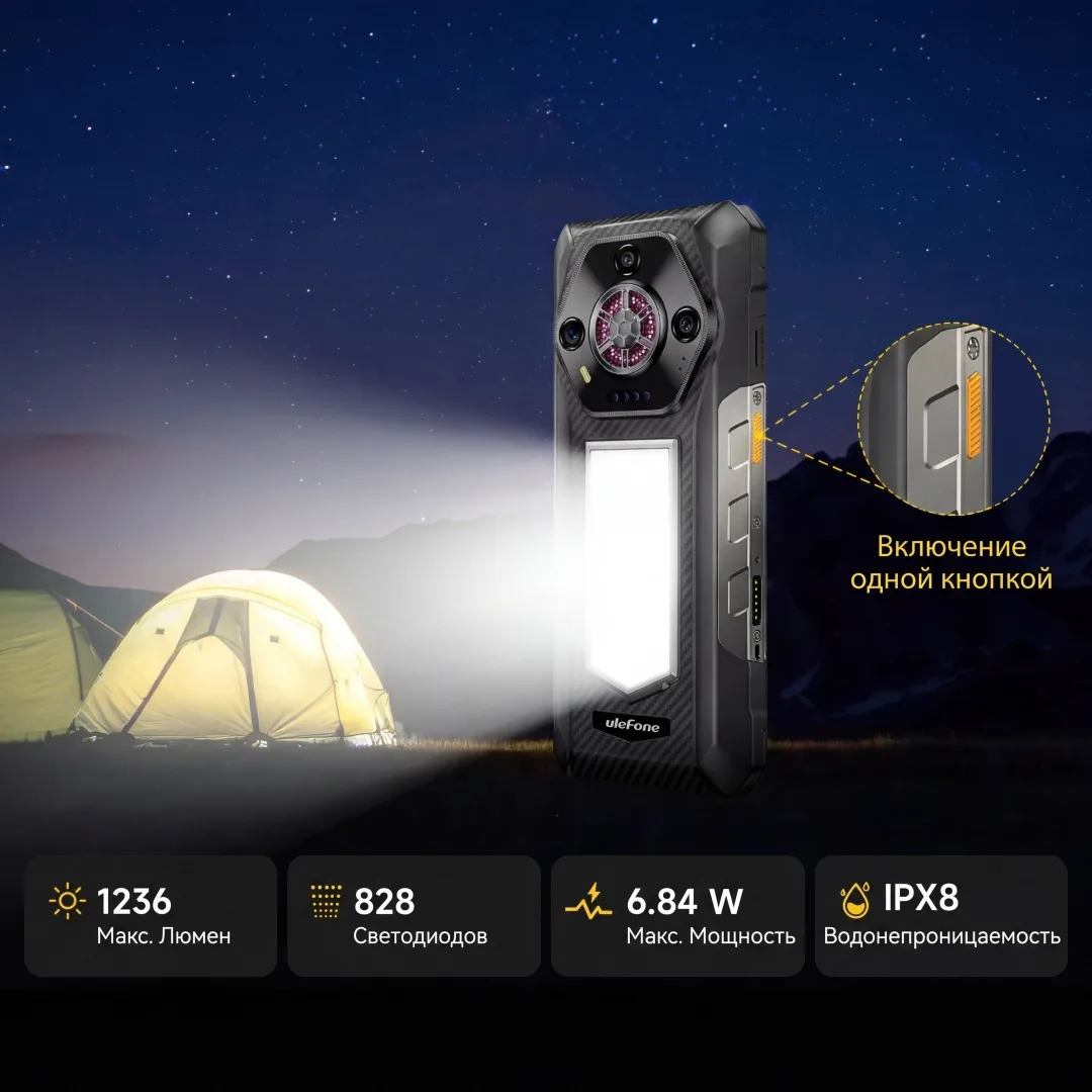 Смартфон Ulefone Armor 30 12 ГБ/512 ГБ черный