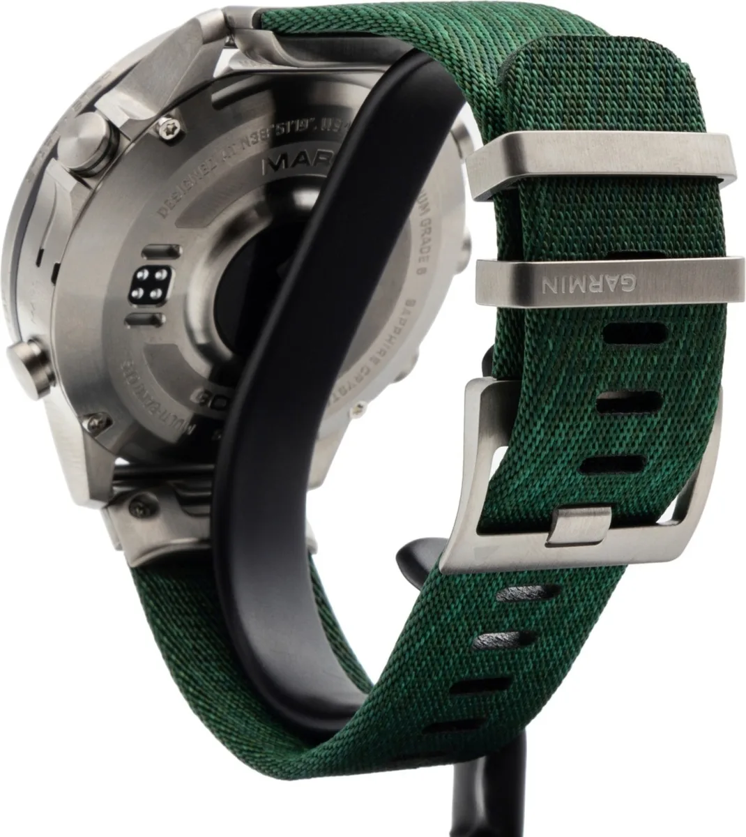 Смарт-часы Garmin MARQ Golfer Gen 2 серебристый-зеленый (02648-21)