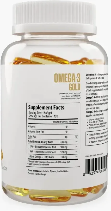 Витамин Maxler Omega-3 Gold 60шт (2610)