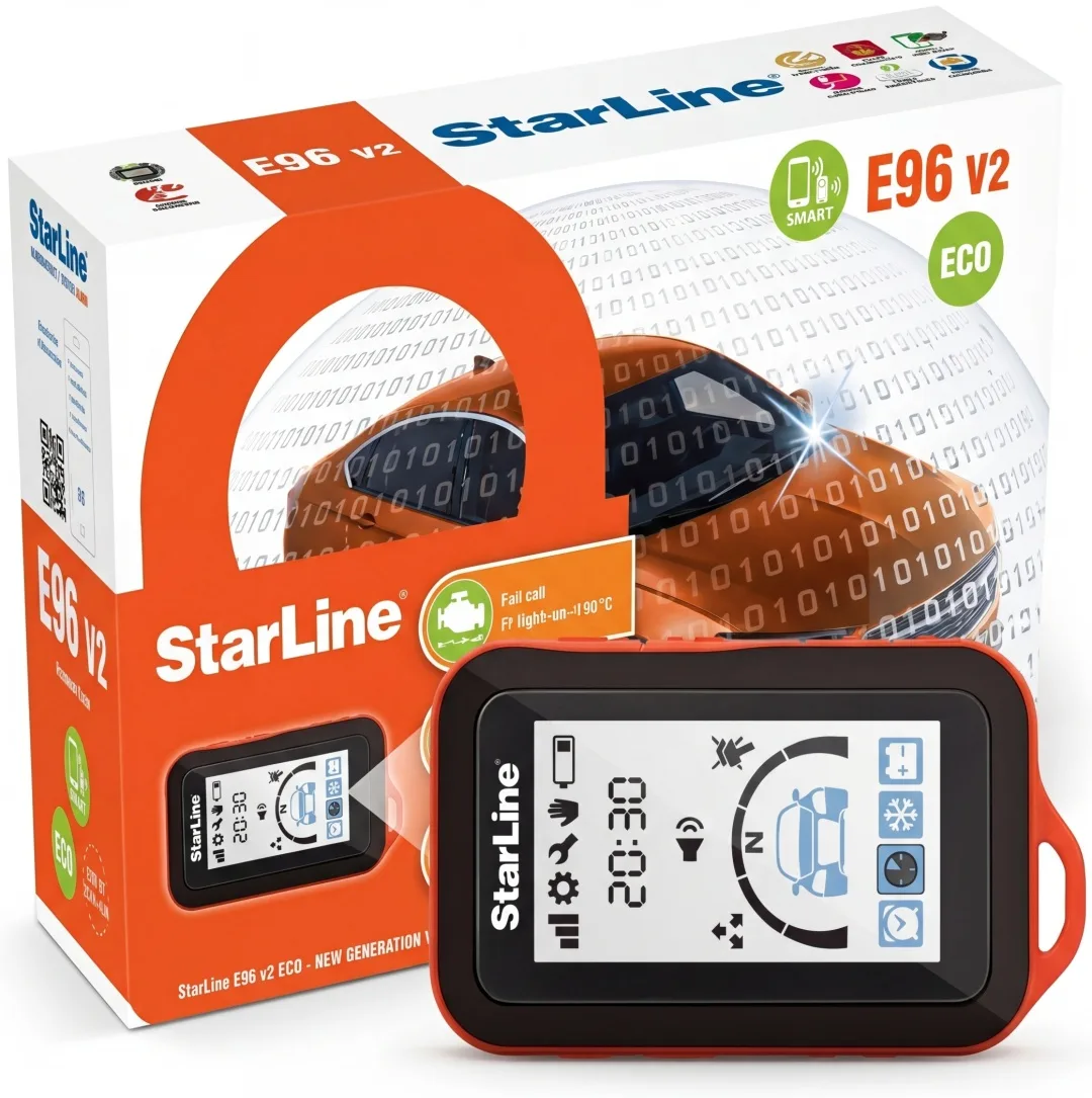 Автосигнализация StarLine E96 v2 BT ECO 2CAN-4LIN