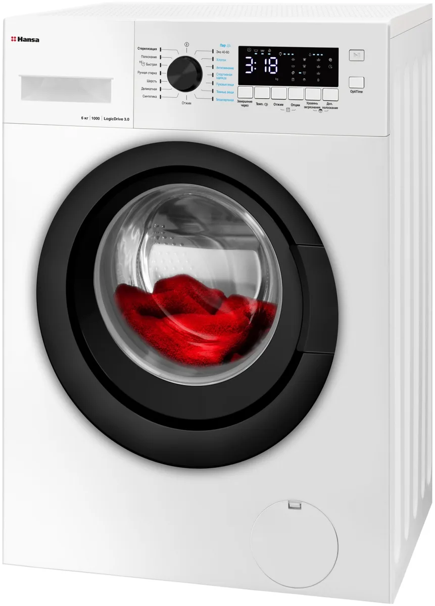 Стиральная машина Hansa WHN6100D3BSW Белый