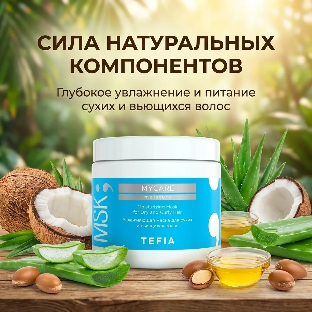 Маска увлажняющая TEFIA MYCARE MOISTURE 500мл