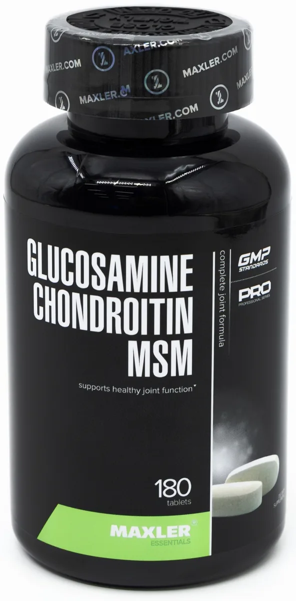 Препарат для укрепления связок Maxler Glucosamine Chondroitin MSM 180 таб (0197)