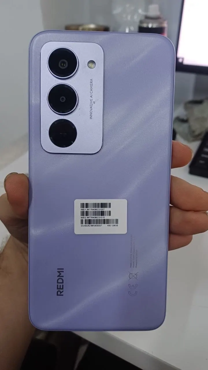 Смартфон Redmi 15 6/128GB Sandy Purple, Уценка — фото дефекта 2