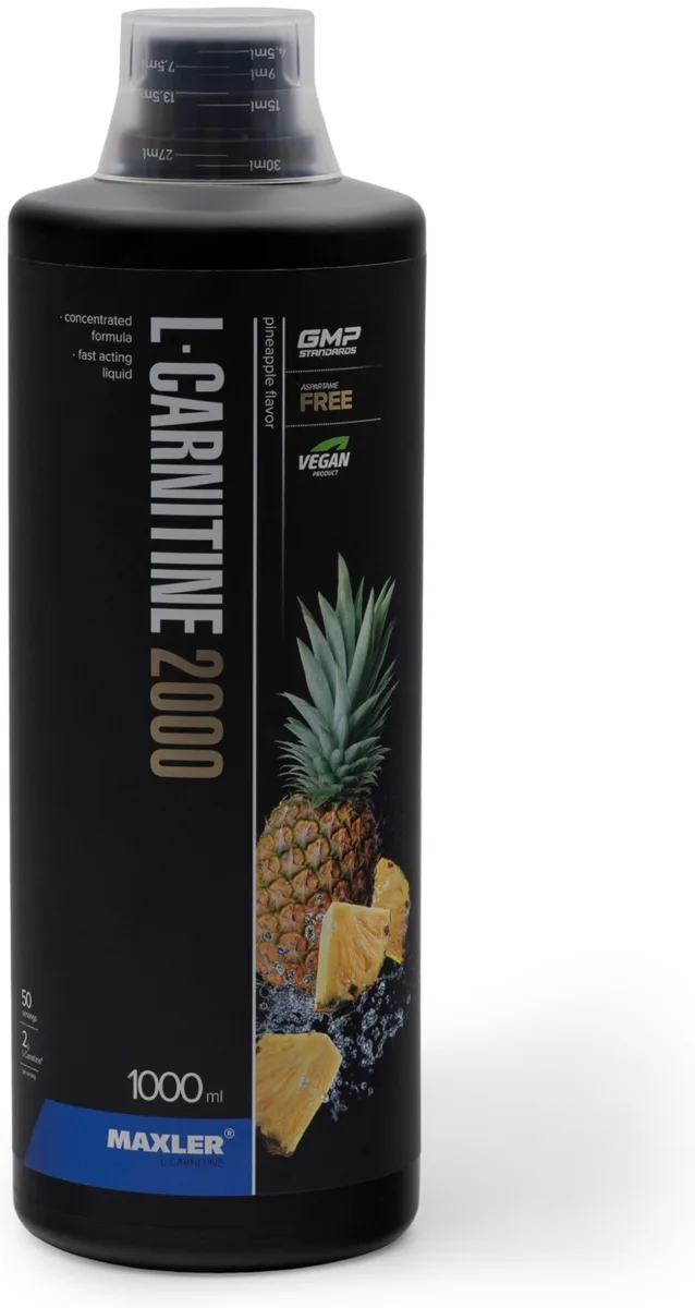 Аминокислота Maxler L-Carnitine 2000 Pineapple 1000мл (8111)