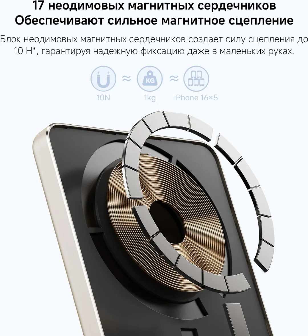 Аккумулятор Xiaomi Super Slim Magnetic Power Bank 5000 Purple