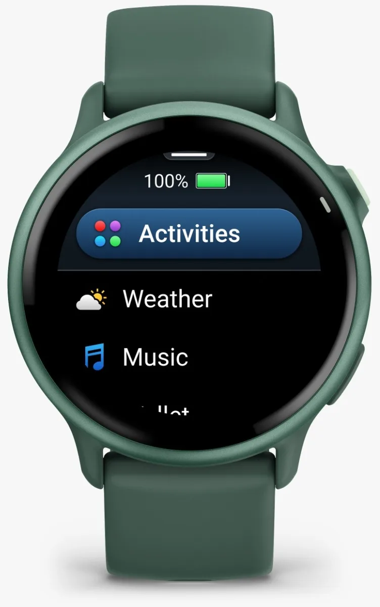 Смарт-часы Garmin Vivoactive 6 42 мм зеленый (02985-02)