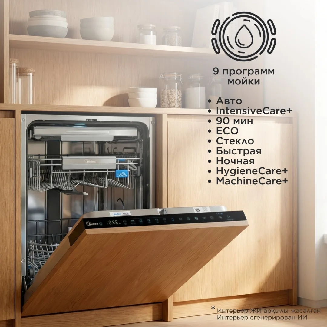 Посудомоечная машина Midea MDWB-4529TQ стальной