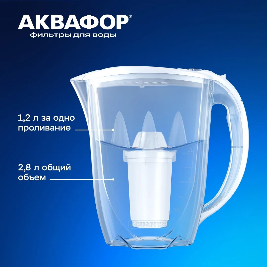 Водоочиститель Кувшин Аквафор Престиж А5 белый