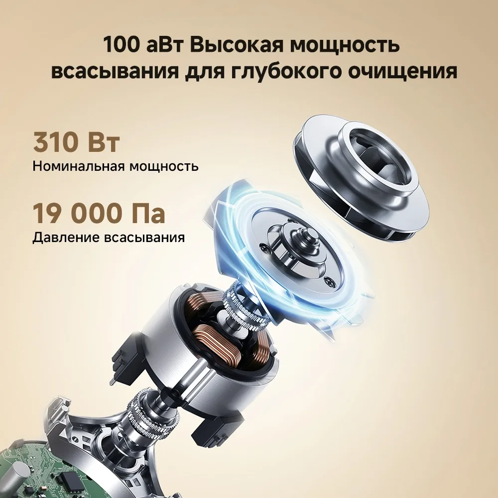 Беспроводной ручной пылесос Dreame R10S Essential Aqua Белый