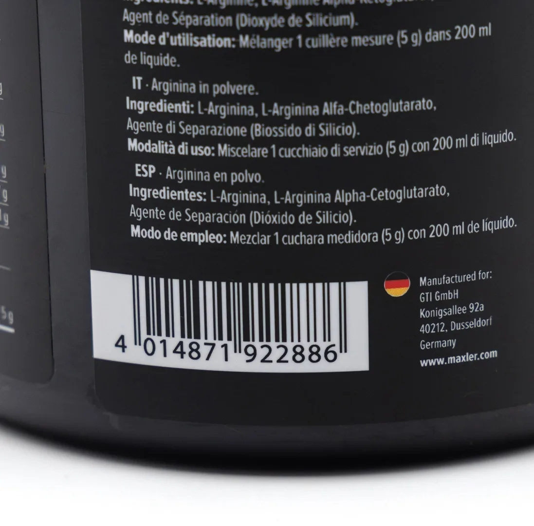 Аминокислота Maxler Arginine AAKG 300г (2886)