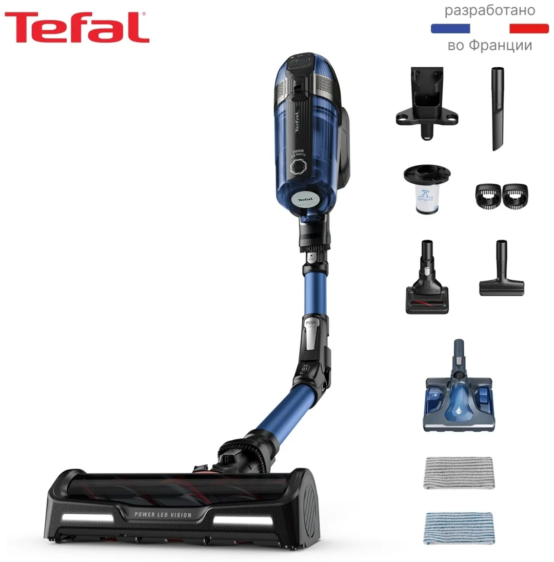 Беспроводной ручной пылесос Tefal TY98C0WO Синий